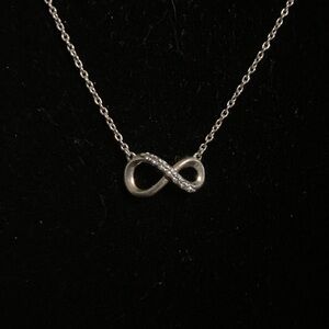 Pandora stamped 925 everlasting necklace . Adjusts by sliding the ball attached